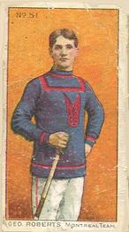 1910 Imperial Tobacco Lacrosse Color (C60) #51 George Roberts Front
